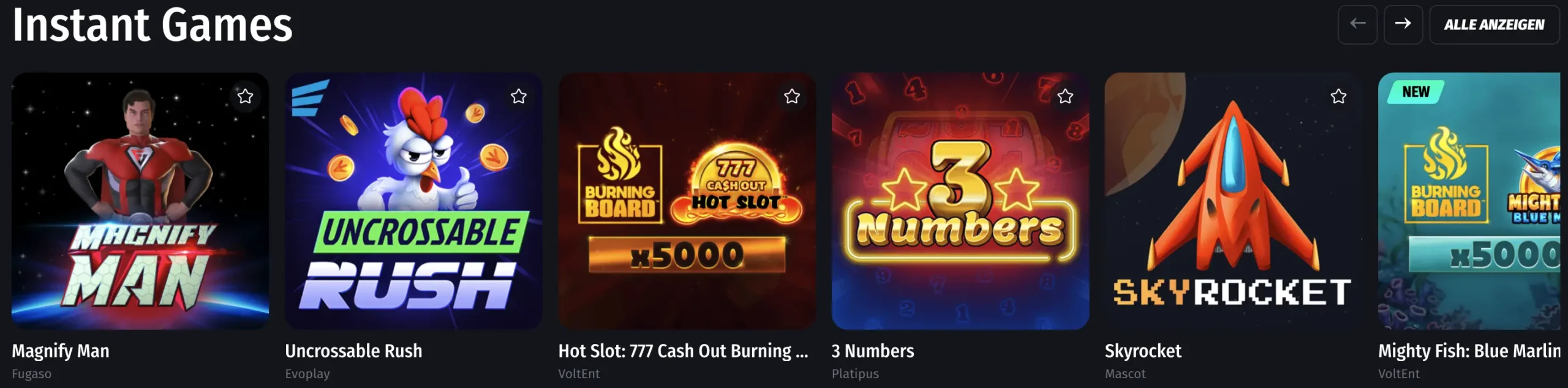 WinShark Casino Instant Game